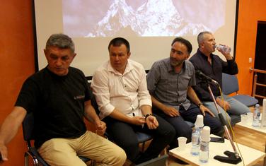 Himalajci na promociji knjige: Božić, Vujović, Radović, Bulatović