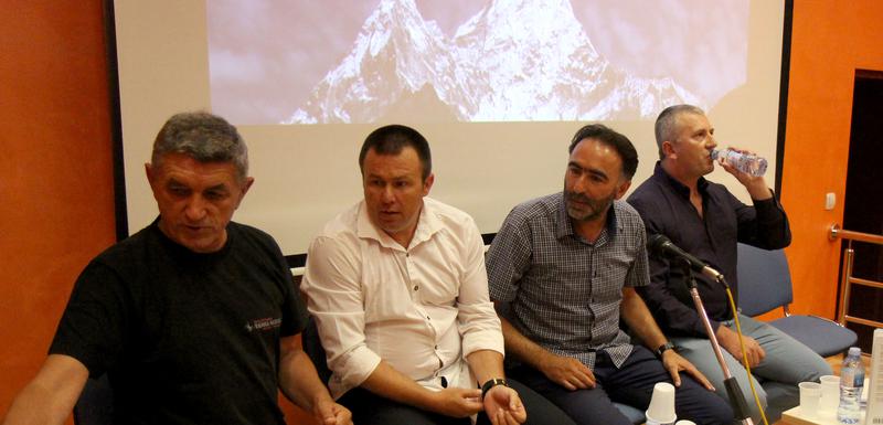 Himalajci na promociji knjige: Božić, Vujović, Radović, Bulatović