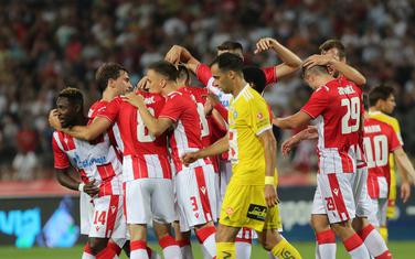 Slavlje fudbalera Crvene zvezde
