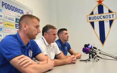 Miloš Dragojević, Branko Brnović i Petar Grbić juče na pres konferenciji