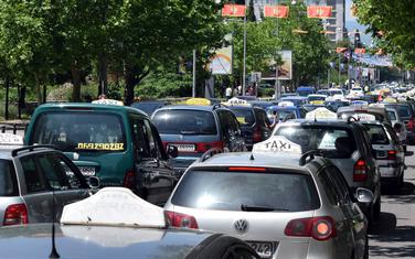 Sa jednog od protesta taksista