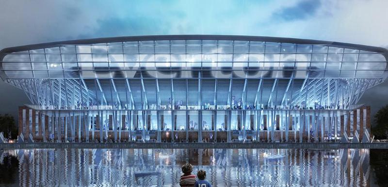 Prikaz novog stadiona Evertona