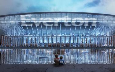 Prikaz novog stadiona Evertona