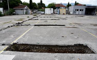 Radovi na nekadašnjoj pijaci na Koniku