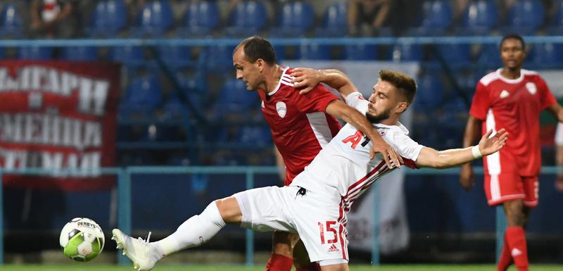Mirko Raičević (OFK Titograd) na meču protiv CSKA iz Sofije