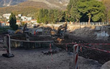 Lokacija porušenog hotela Kraljičina plaža