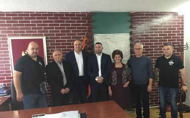 Delegacija iz Gložana kod predsjednika Opštine Žabljak Veselina Vukićevića