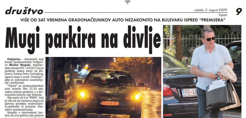 Vijesti, 5. avgust 2009.