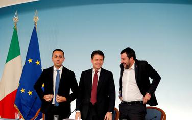 Luiđi Di Majo, premijer Italije Đuzepe Konte i Mateo Salvini