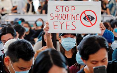 Sa jučerašnjeg protesta na aerodromu u Hong kongu