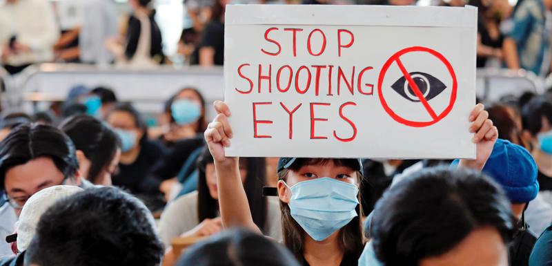 Sa jučerašnjeg protesta na aerodromu u Hong kongu