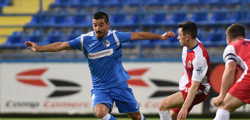 Marko Ćetković na prvoj utakmici Sutjeske i Linfilda