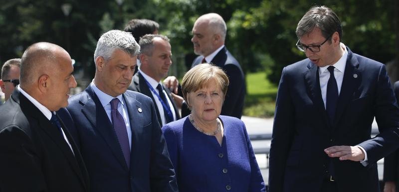 Tači, Merkelova i Vučić