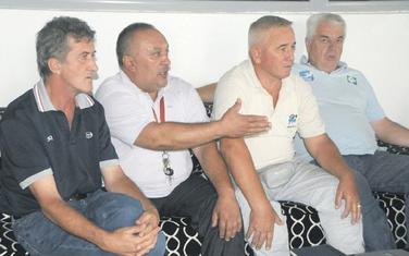 Bečanović i Šuškavčević (prvi i treći slijeva)