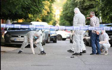 Sa uviđaja nakon ubistva Milića