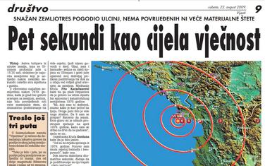 Vijesti, 22. avgust 2009.