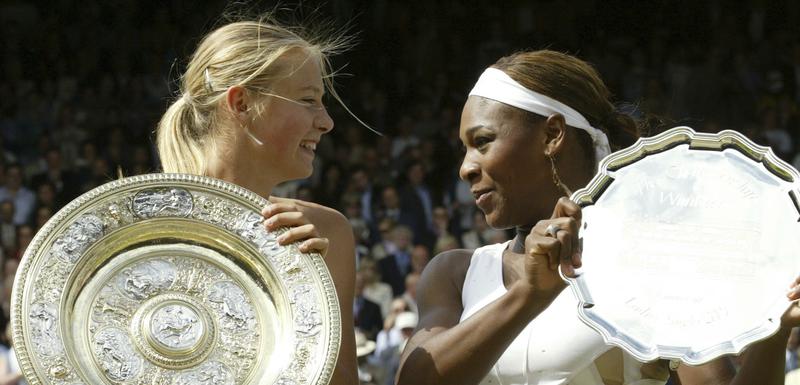 Rivalstvo dugo 15 godina: Marija Šarapova i Serena Vilijams nakon finala Vimbldona 2004.