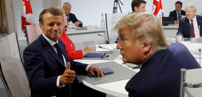 Makron i Tramp na samitu G7