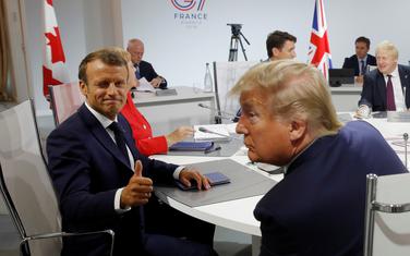 Makron i Tramp na samitu G7