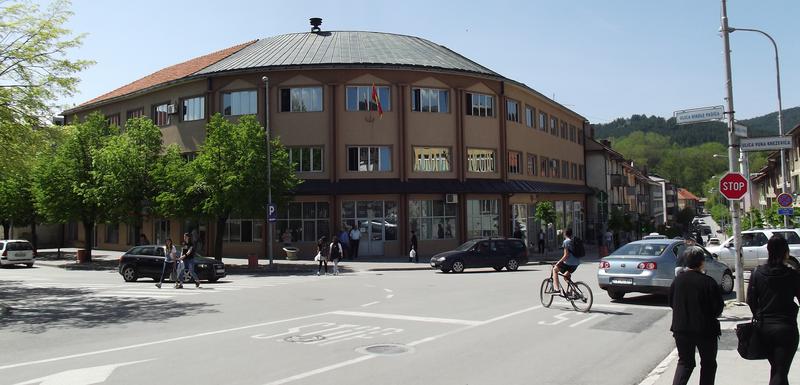 Zgrada Opštine u centru grada