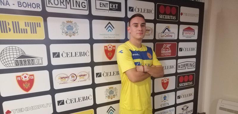 Danilo Pešukić u dresu Podgorice