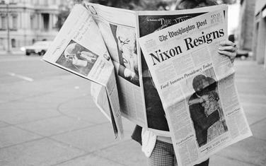 Vijesti o Niksonovoj ostavci u “Vašington postu” avgusta 1974.