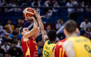 Milko Bjelica na meču sa Brazilom