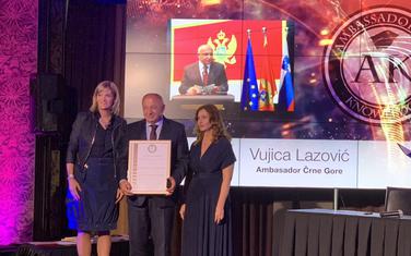 Lazović na uručenju priznanja u Sloveniji