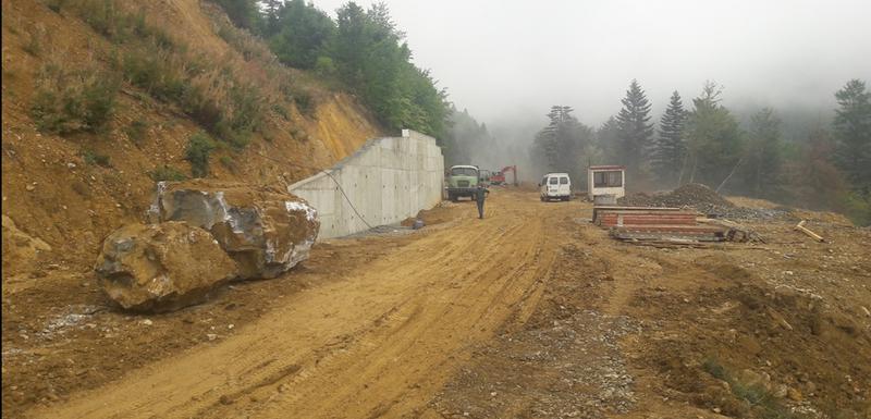 Izgradnja puta prema Žarskom