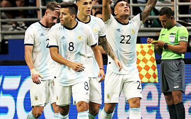 Slavlje igrača Argentine