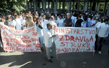 Stanje nije ništa bolje: Sa protesta medicinara prije osam godina