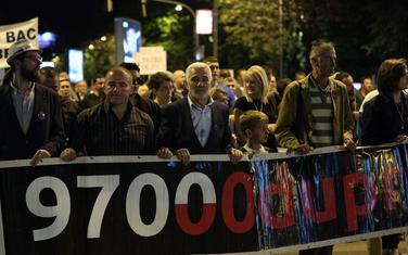 Sa jednog od protesta u Podgorici
