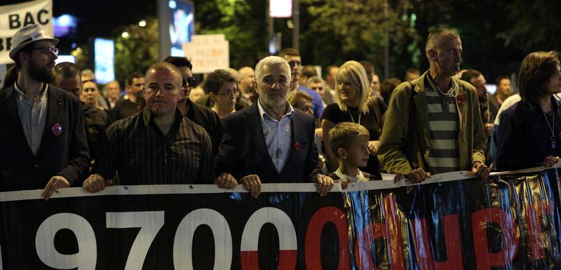 Sa jednog od protesta u Podgorici