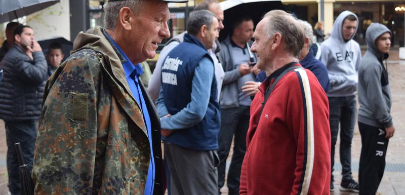 Protestni skup lovaca ispred Ministarstva poljoprivrede prošle godine