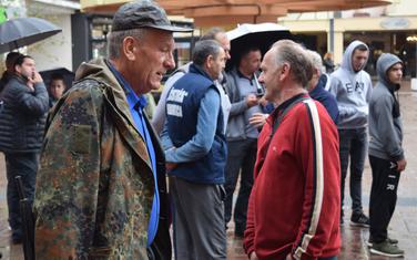 Protestni skup lovaca ispred Ministarstva poljoprivrede prošle godine