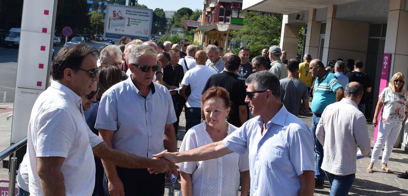 Sa jednosatnog štrajka upozorenja koji je organizovao Sindikat Telekoma