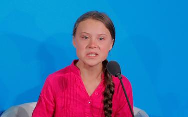 Greta Tunberg govori u UN