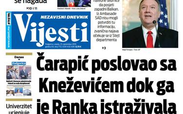 U novom broju "Vijesti", za srijedu, čitajte...