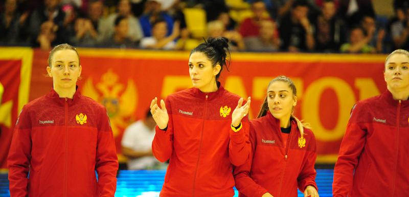 Marta Batinović pred početak meča u Pljevljima