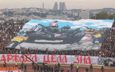 Koreografija navijača "Partizana"