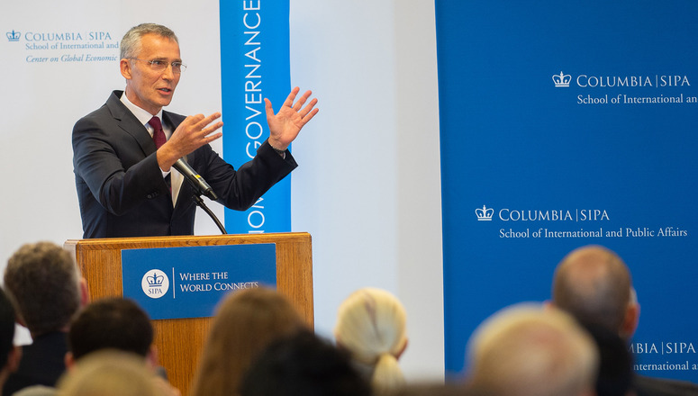 Stoltenberg na Univerzitetu Kolumbija