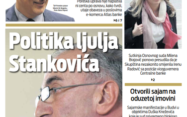 Naslovna strana "Vijesti" za 28. septembar