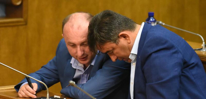 Milan Knežević i Nebojša Medojević