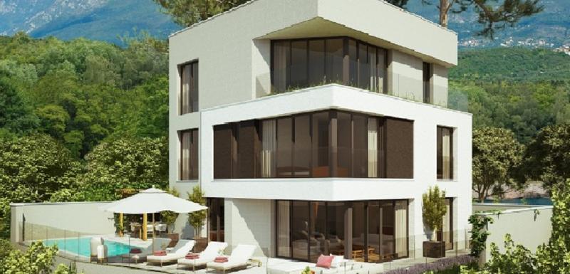 Projektovani izgled Savićevićeve vile