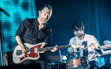 Jork na jednom od Radiohead nastupa