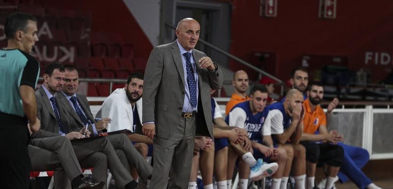 Mihailo Pavićević na meču u Lisabonu