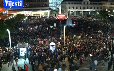 Sa protesta održanog 30. marta u Podgorici