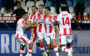 Slavlje fudbalera Crvene zvezde