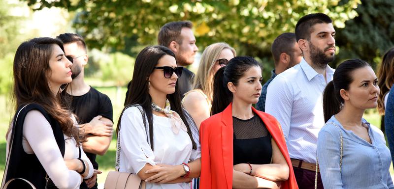Sa nedavnog protesta studenata ispred Rektorata