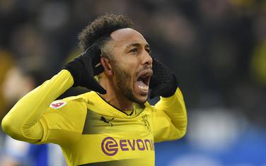 Pjer-Emerik Obamejang u dresu Borusije Dortmund